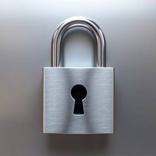 Un candado cerrado simbolizando la seguridad y protecci&oacute;n de datos.